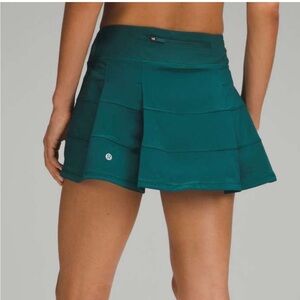 Lululemon Pace Rival Skirt Storm Teal RARE Size 6 Long Skort
